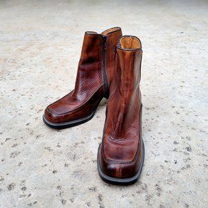 KMK London Line Brown Ankle Boot